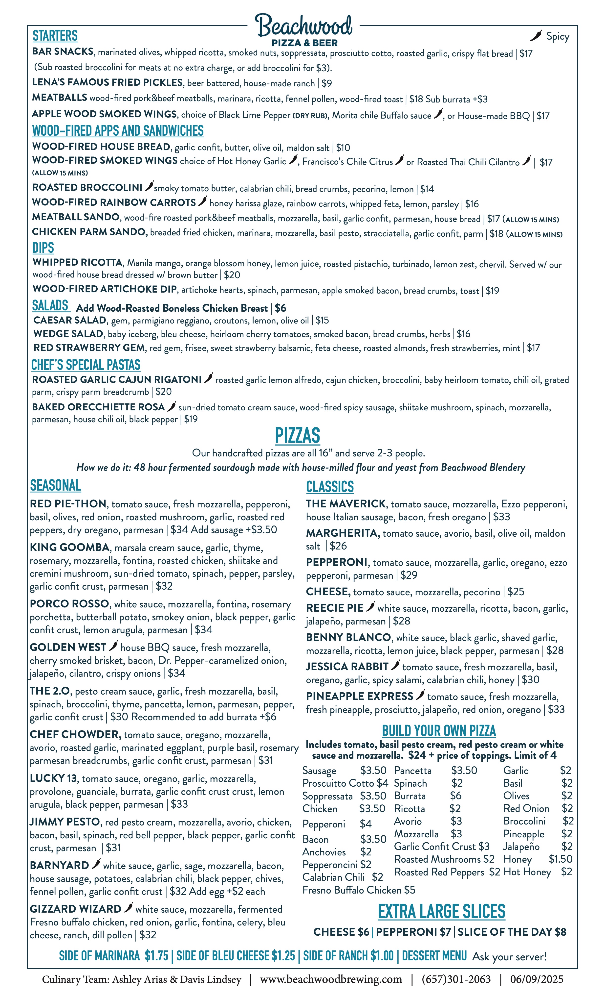 Huntington Beach food menu