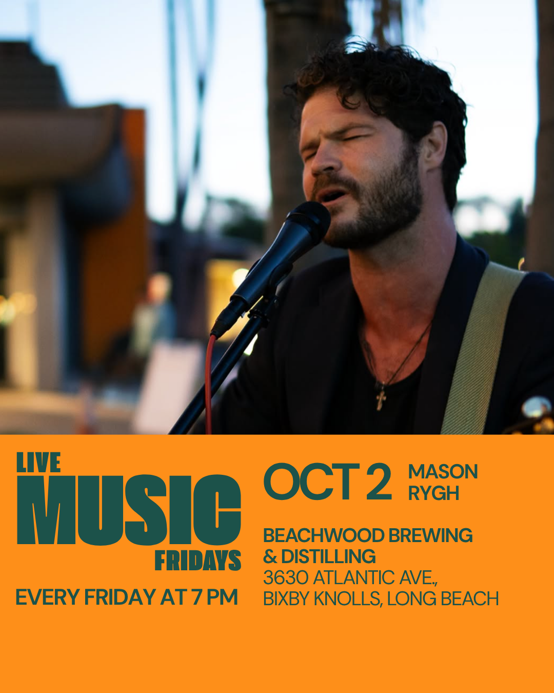 Fridays: Live Music at Beachwood Distilling ๐น Bixby Knolls Long Beach