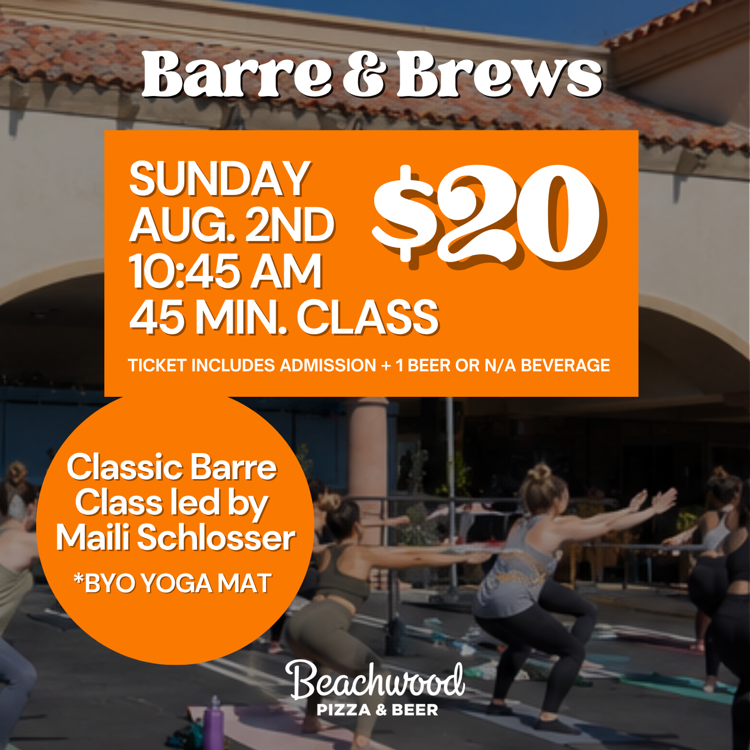 Barre & Brews at HB Pizza & Beer