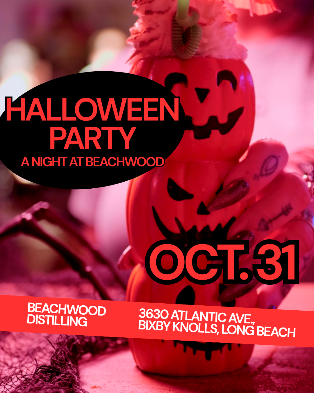 Halloween Party at Beachwood Distilling ๐น Bixby Knolls Long Beach