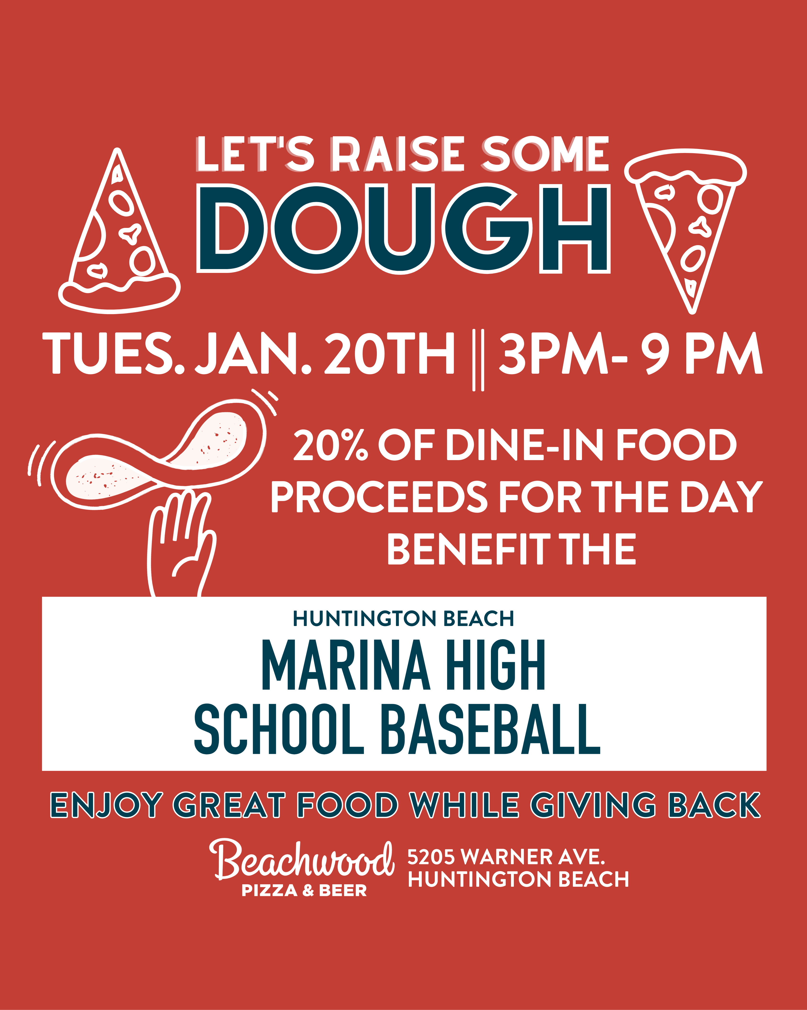 Fundraiser Event at Beachwood Pizza & Beer