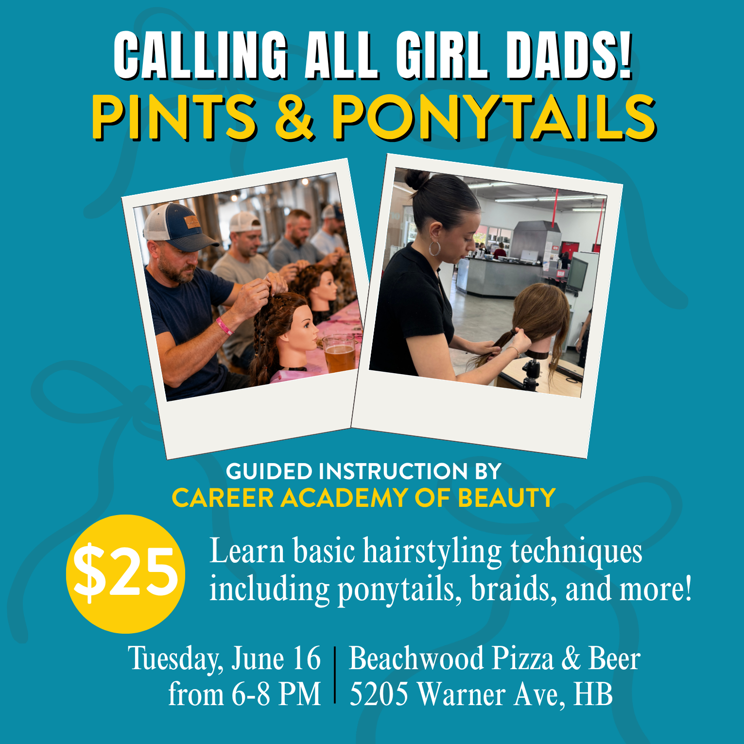 PINTS & PONYTAILS at HB Pizza & Beer