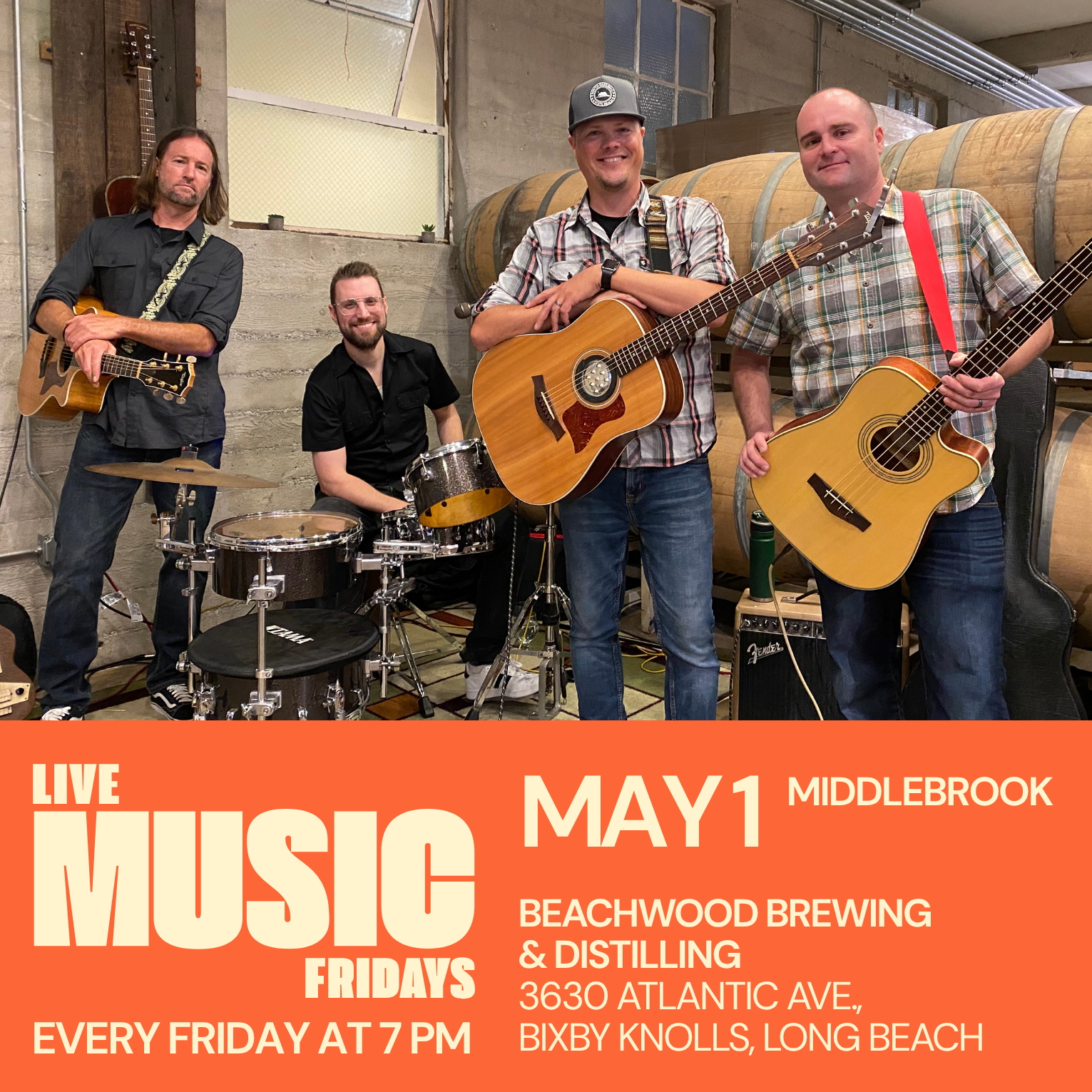 Fridays: Live Music at Beachwood Brewing & Distilling