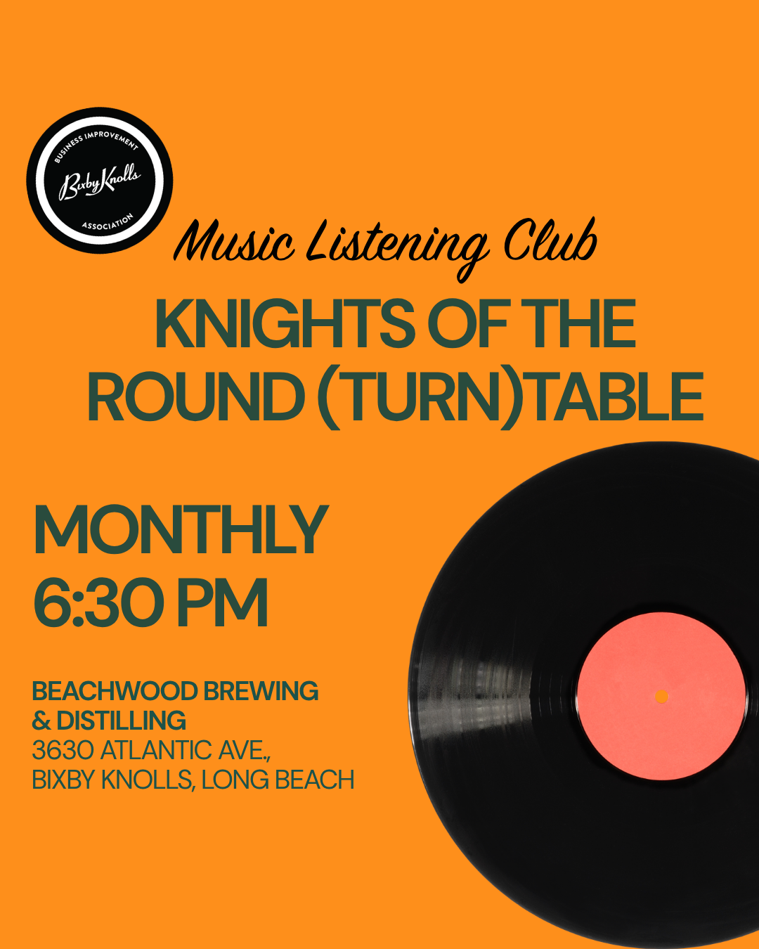 Knights of the Round (Turn)Table at Beachwood Distilling ๐น Bixby Knolls Long Beach
