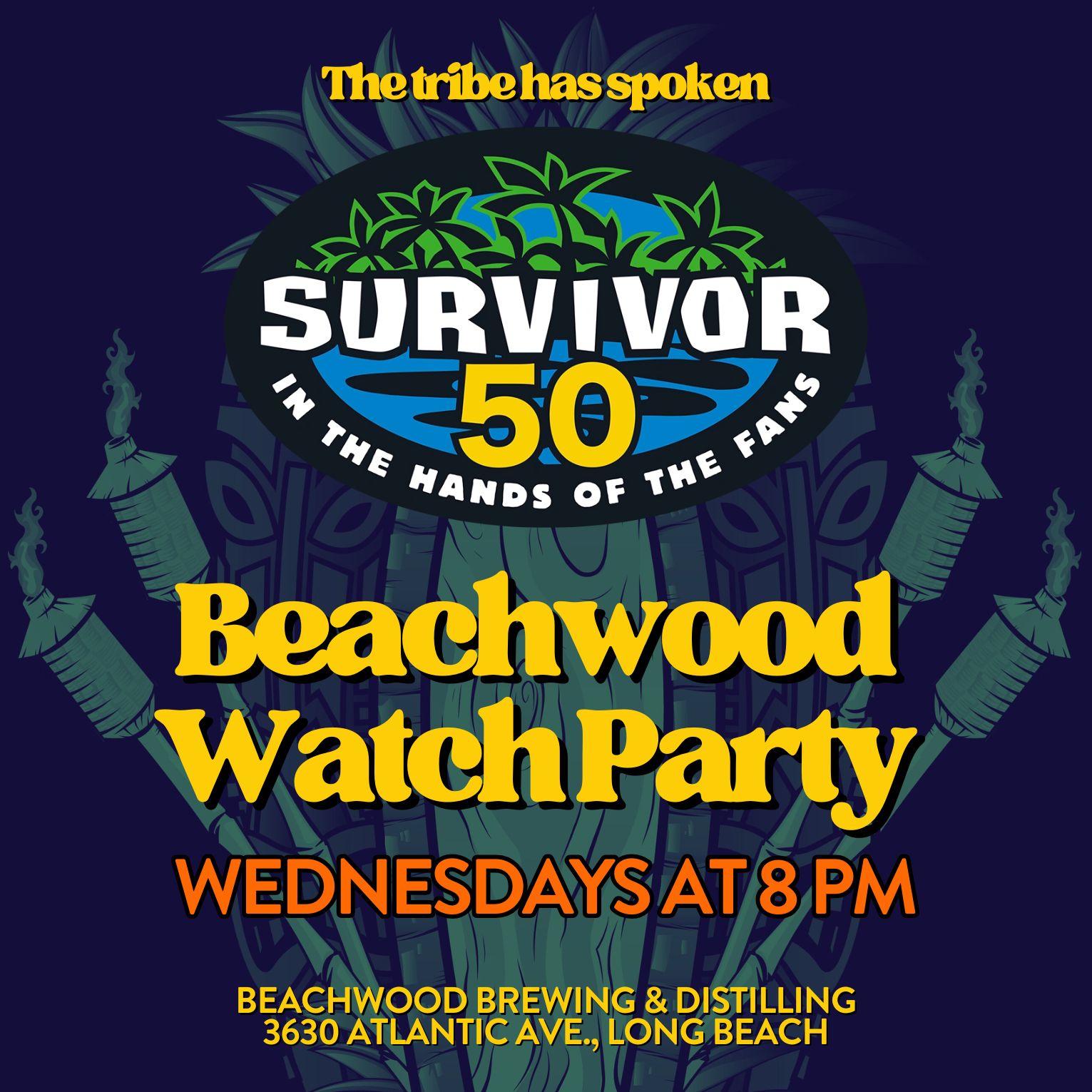 Survivor Season 50 Watch Party at Beachwood Brewing & Distilling