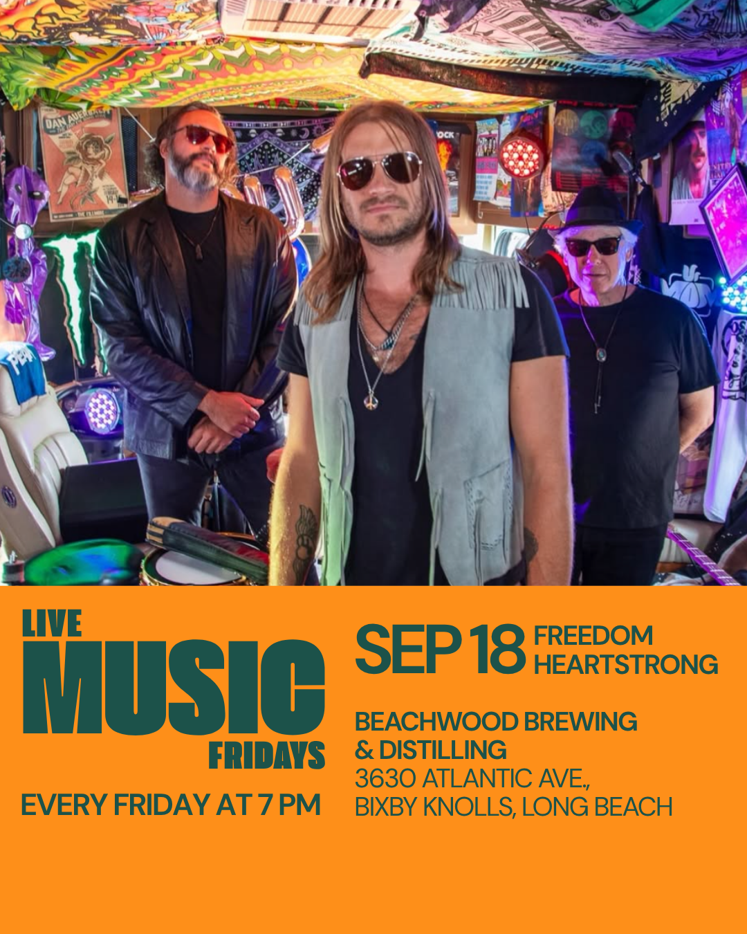 Fridays: Live Music at at Beachwood Distilling ๐น Bixby Knolls Long Beach
